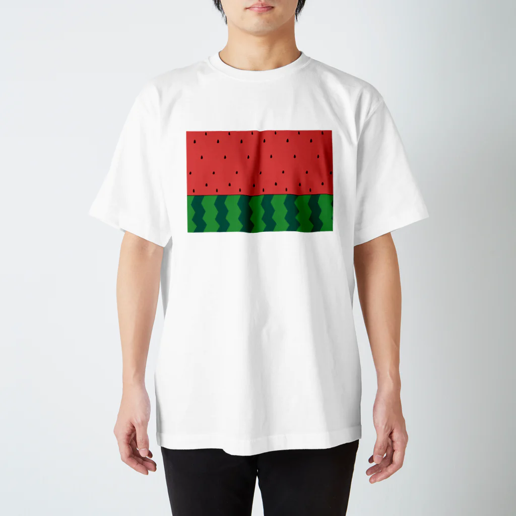 SANASAWAのスイカ Regular Fit T-Shirt