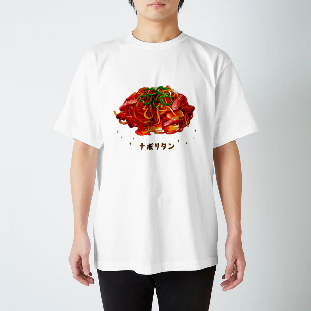 五重 紫兎花のナポリタン スタンダードTシャツ