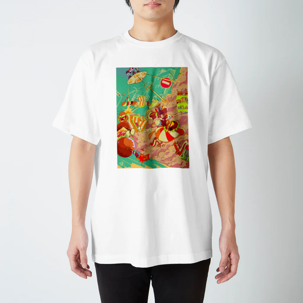 ニュータウンのハンバーガール スタンダードTシャツ