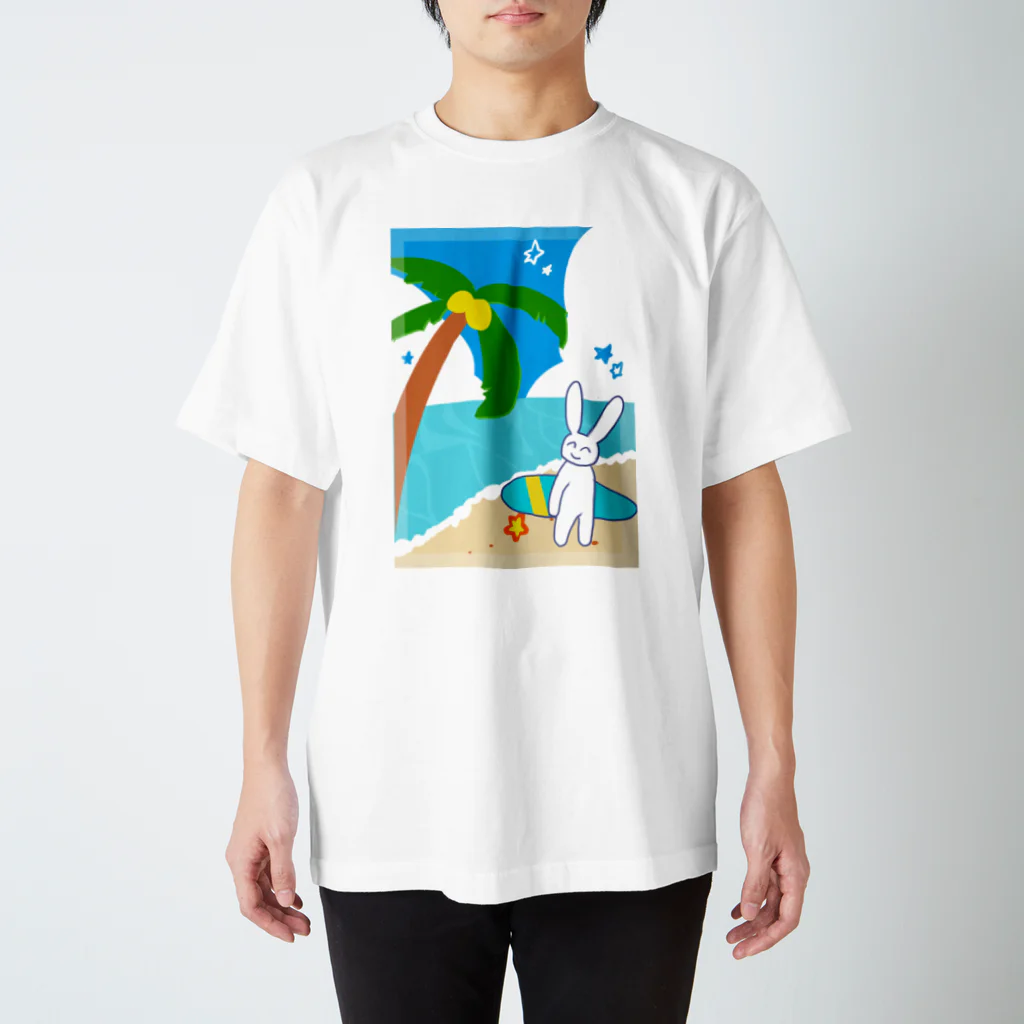 宇佐バラシの夏うさぎ スタンダードTシャツ