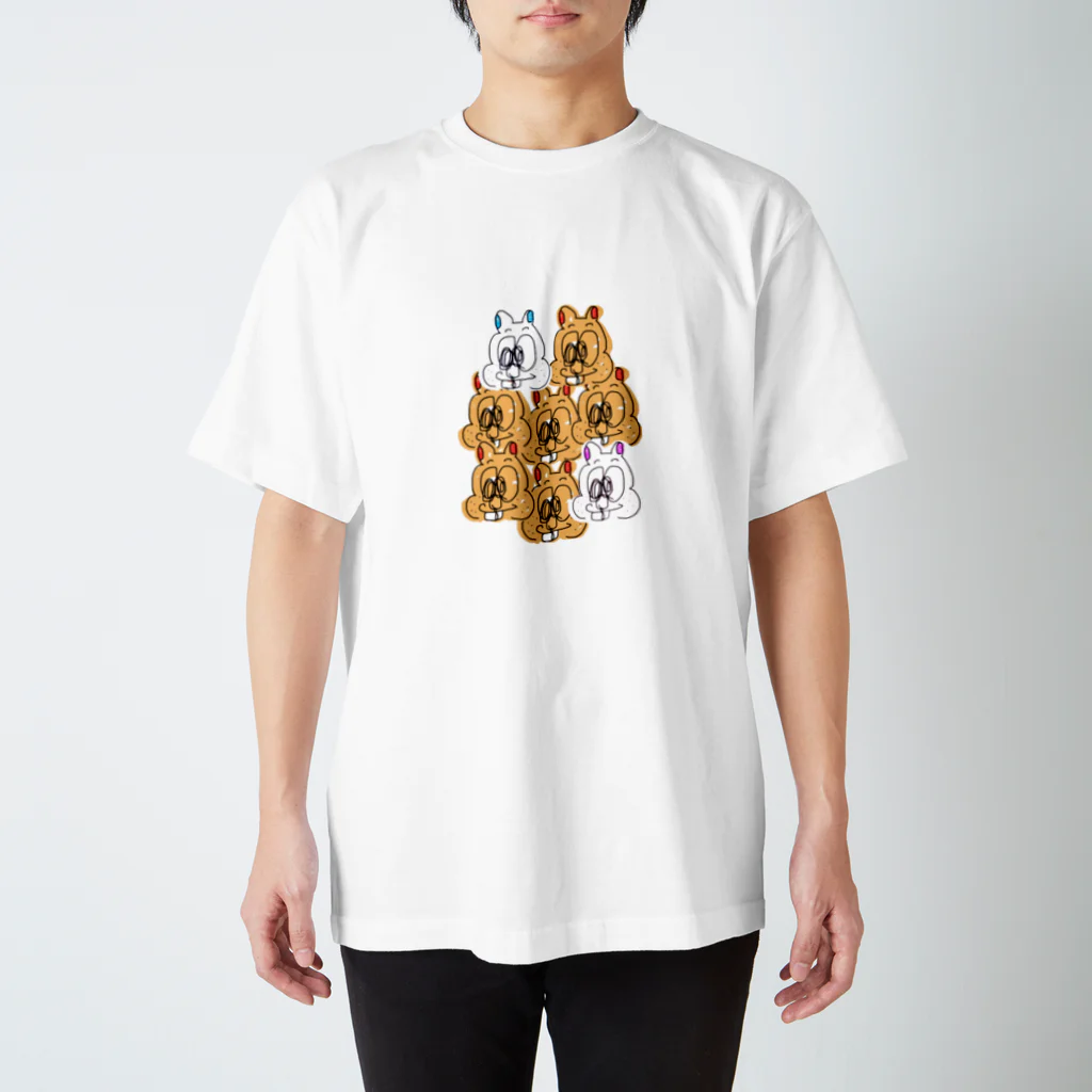 アッチムイテホイのビーバーしか勝たん スタンダードTシャツ