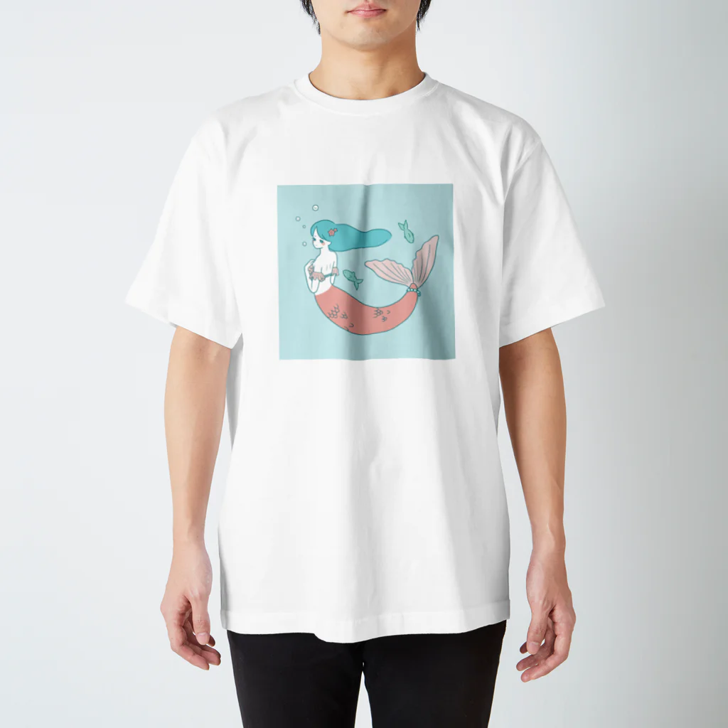 神楽 ゆらぎのおみせの人魚姫のTシャツ Regular Fit T-Shirt