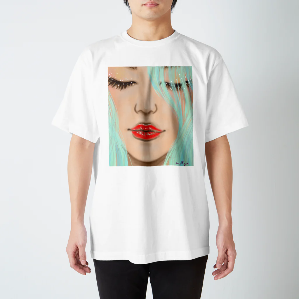 Ｍ✧Ｌｏｖｅｌｏ（エム・ラヴロ）の赤いくちびる💋 スタンダードTシャツ