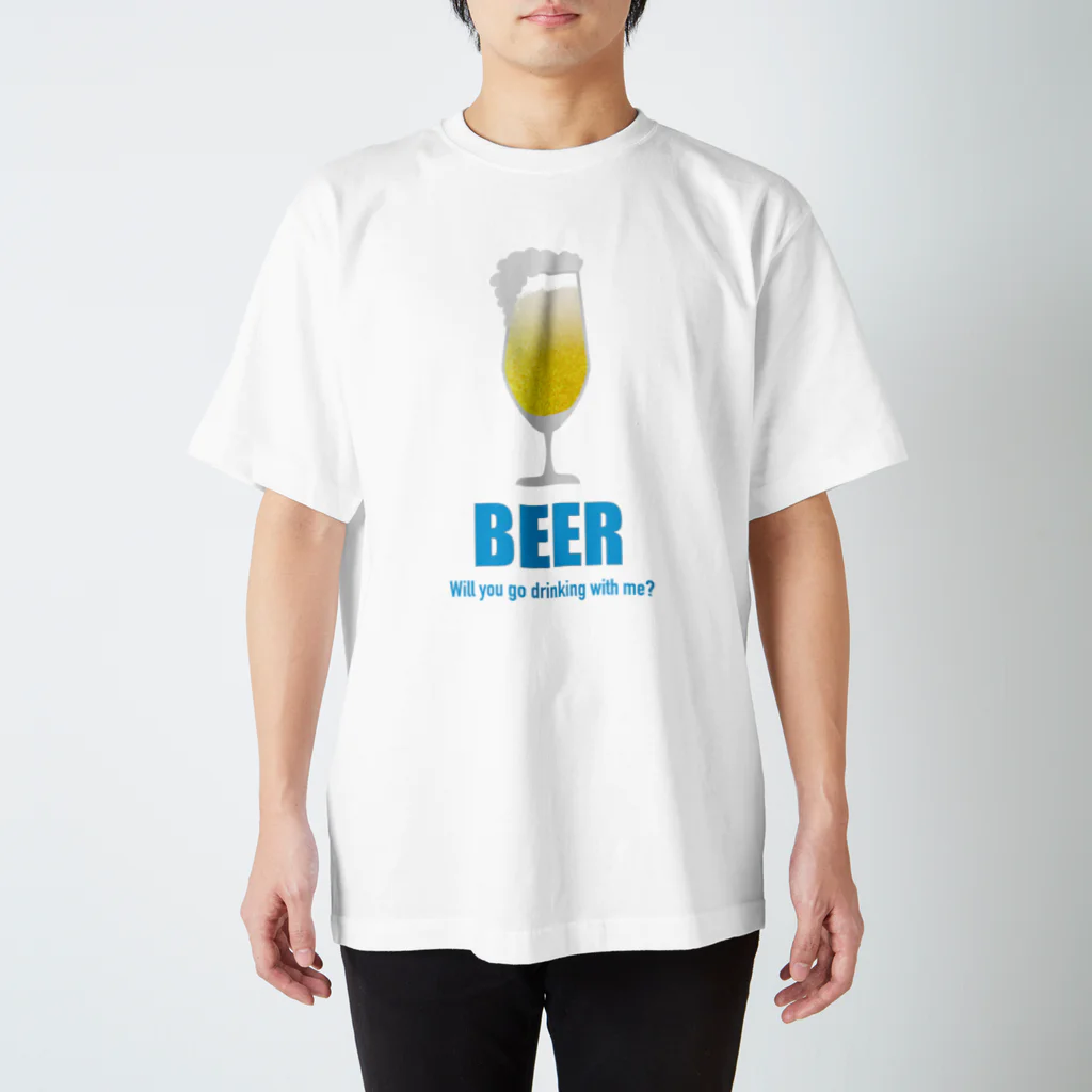 みんなのステッカーの一緒に呑みに行こう！Tシャツ Regular Fit T-Shirt