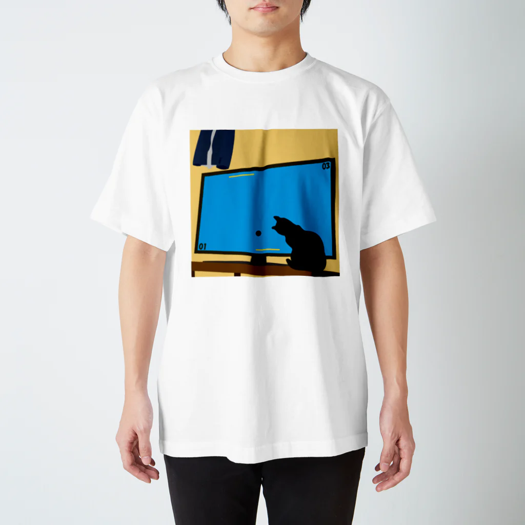 DogCatYouandCatの【10枚限オリジナルデザインT】PINGPONG スタンダードTシャツ