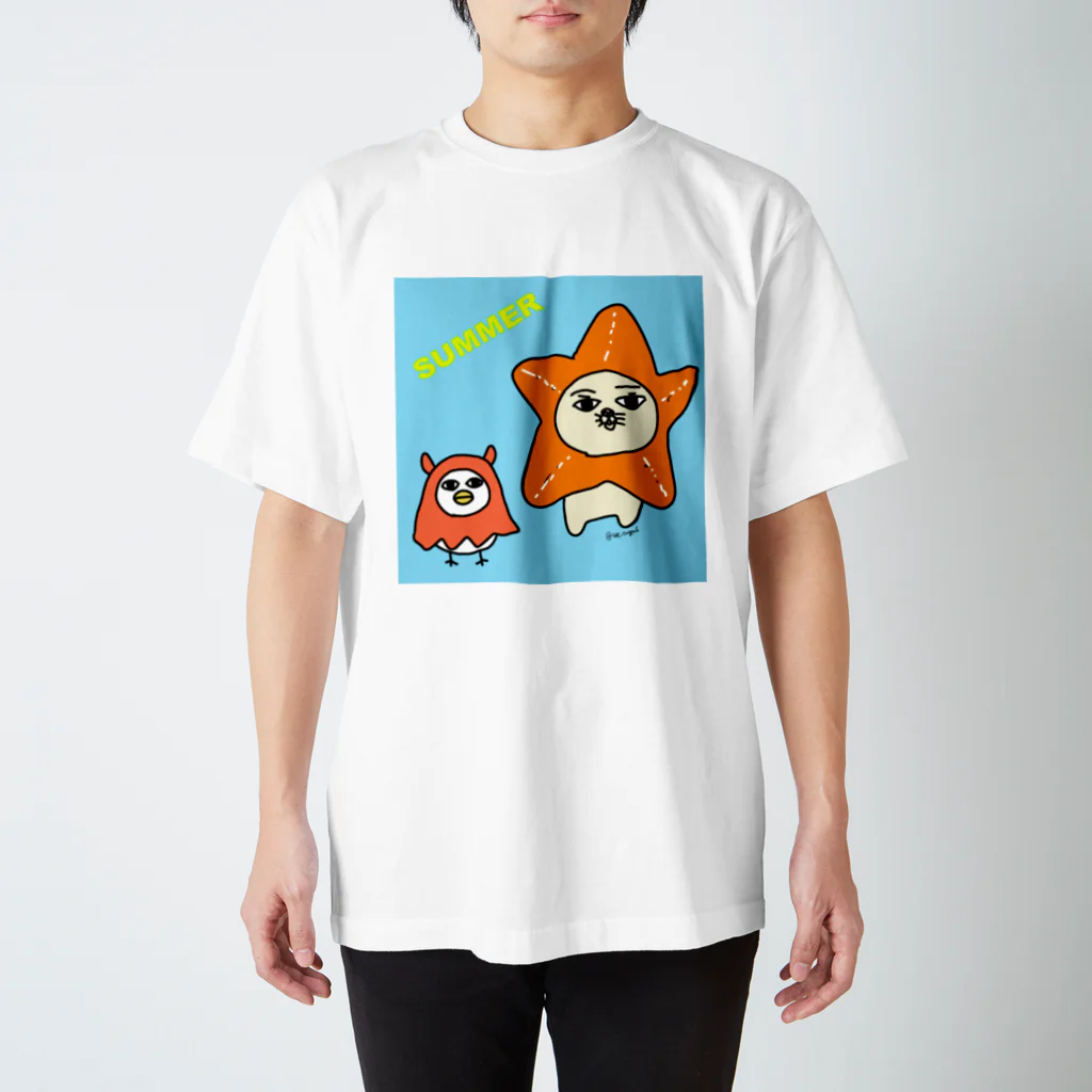 砂糖６杯分のヒトデとメンダコのコスプレ スタンダードTシャツ