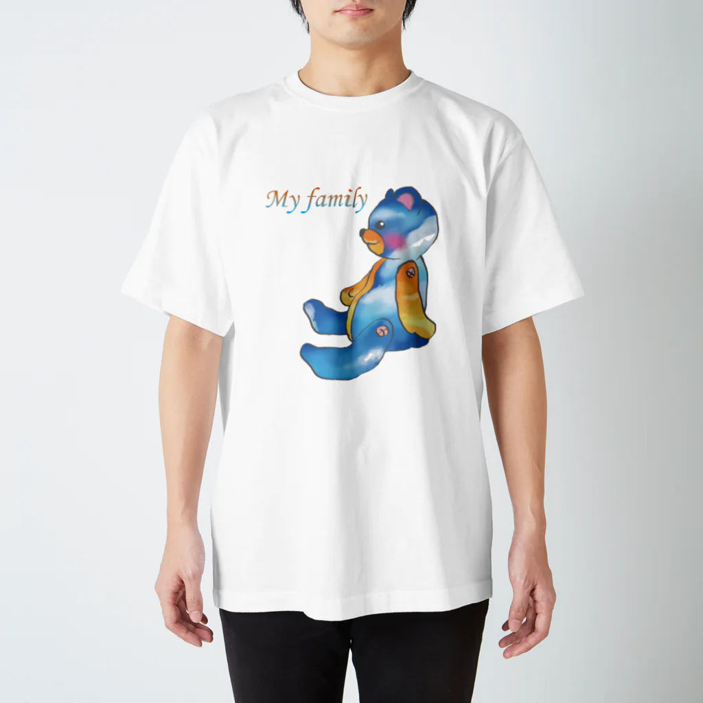 NemotoSuzukoのファミリーベアTシャツ スタンダードTシャツ