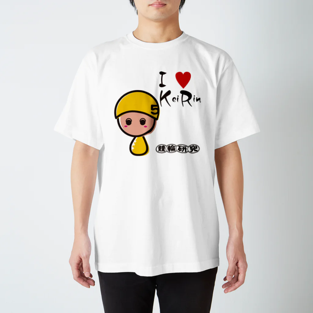 競輪研究の研究公式アイテムです。 スタンダードTシャツ