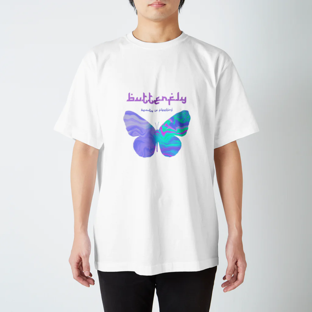 UWUMAのbutterfly スタンダードTシャツ