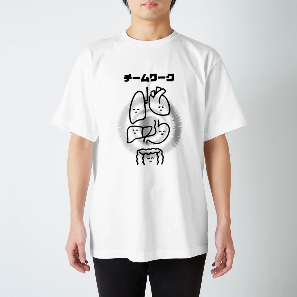 ANOTHER GLASSのチームワーク Regular Fit T-Shirt