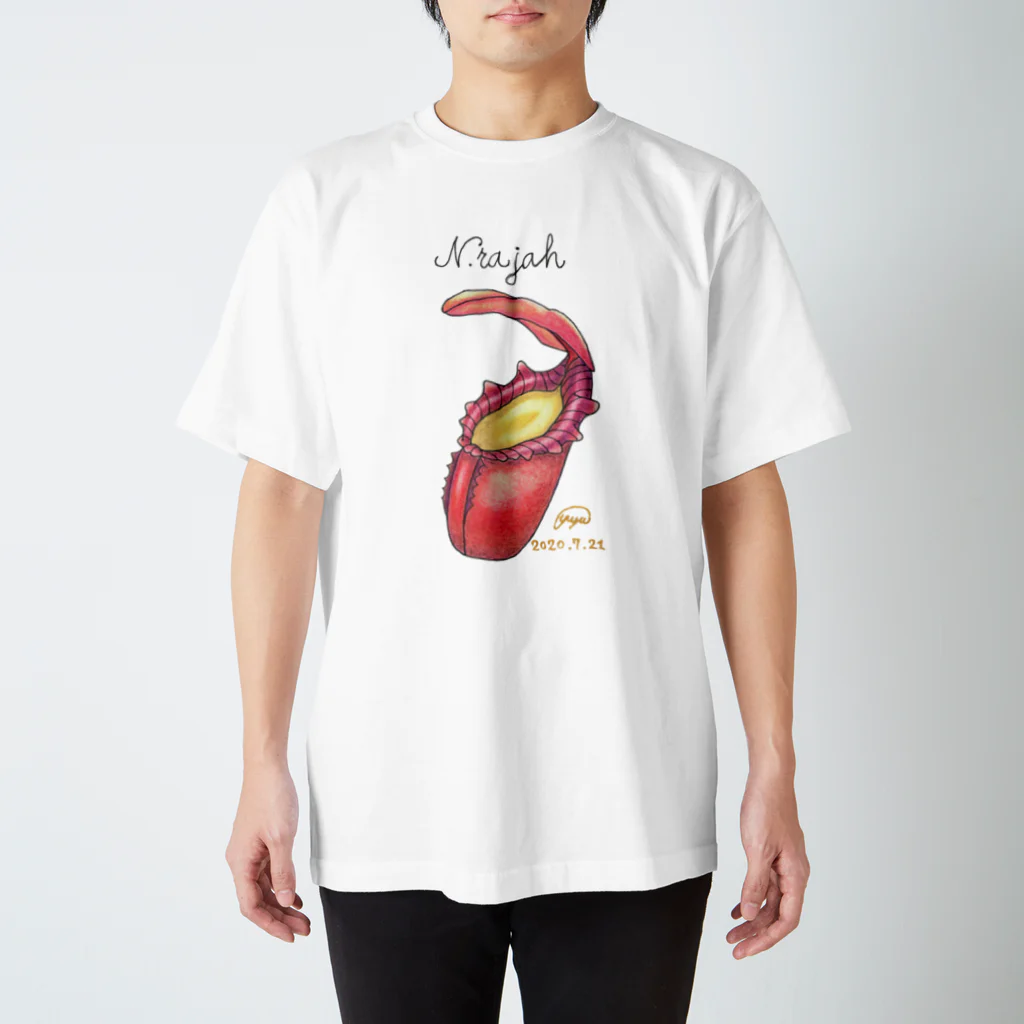 hiros_ppの食虫植物　マスク　Nepenthesシリーズ　rajah Regular Fit T-Shirt