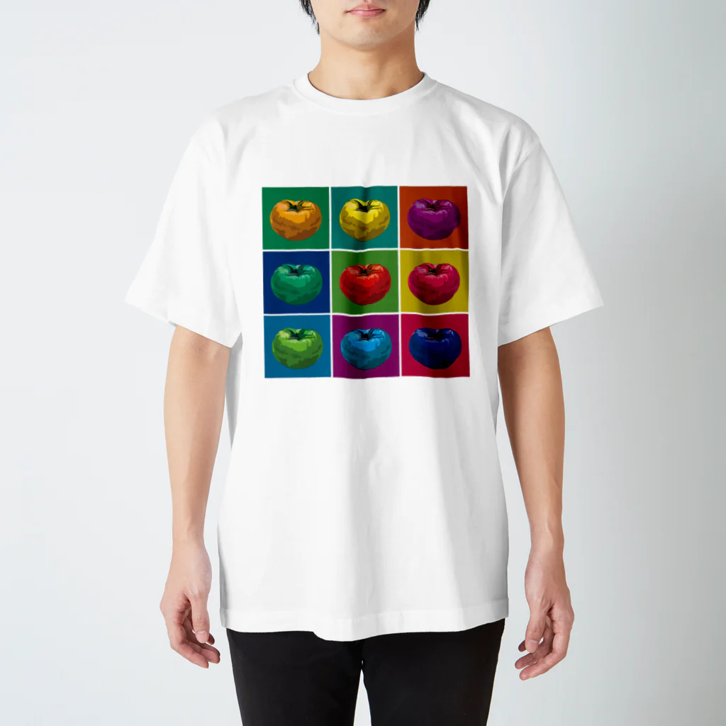 サクラデザインのカラフルトマト【TSUKASA】 スタンダードTシャツ
