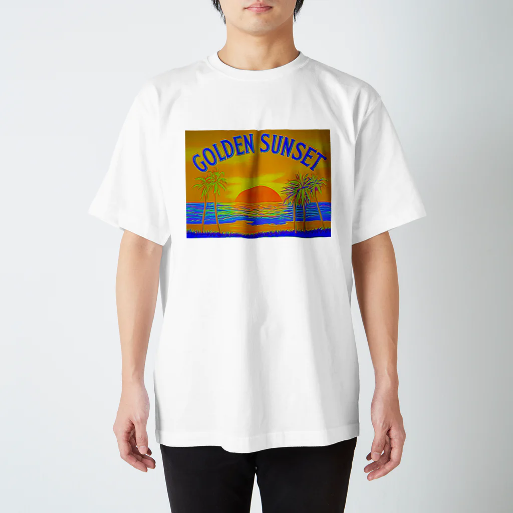 クマジロウのGolden Sunset 2 スタンダードTシャツ