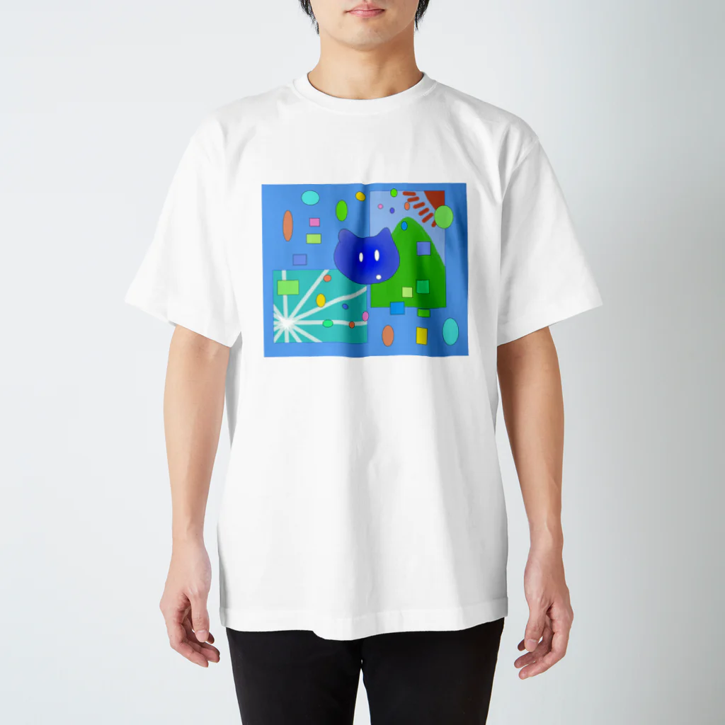 ここのくん🎶のカラフル猫ちゃん Regular Fit T-Shirt