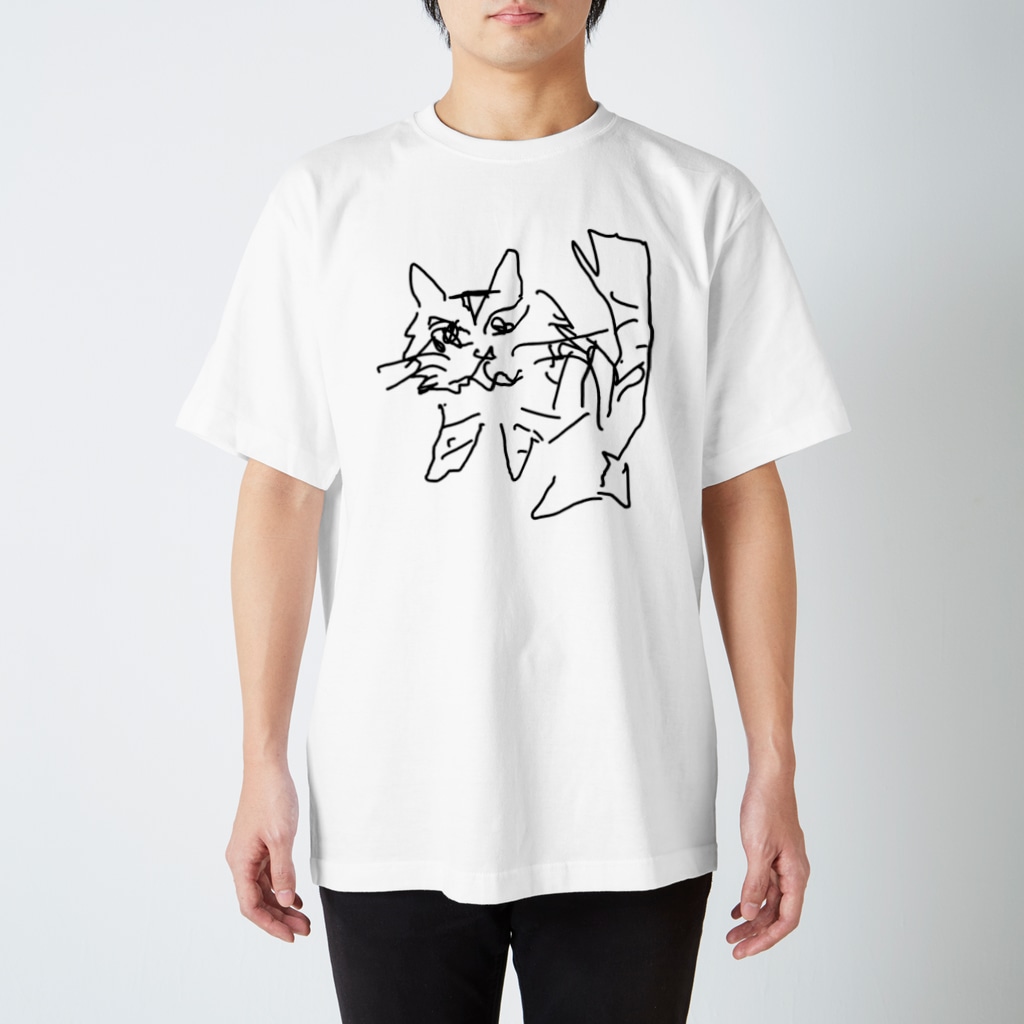 クルックシャンクス 黒猫と三毛と茶トランズ Maison De Unilove のスタンダードtシャツ通販 Suzuri スズリ