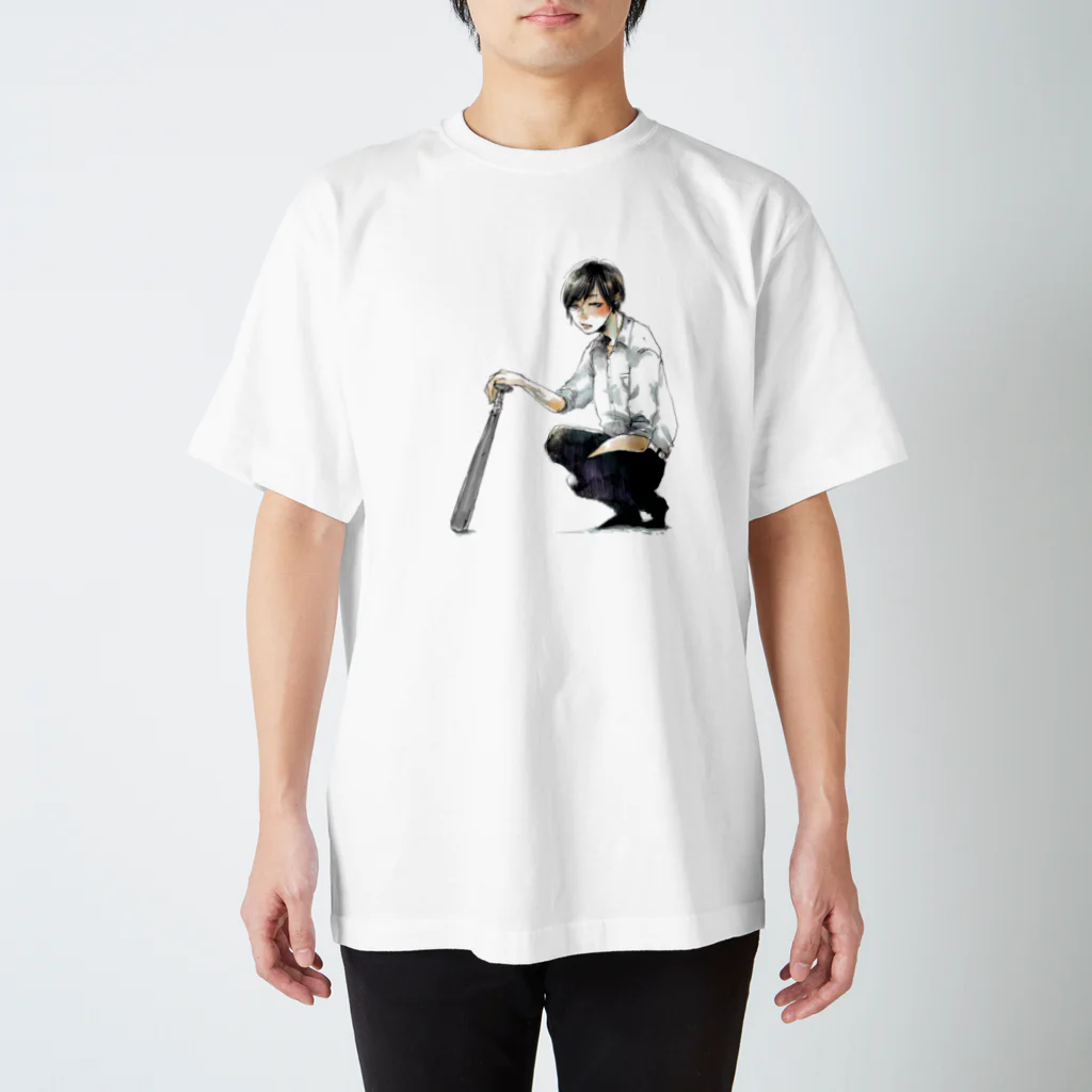 ここのaoharuyouth Regular Fit T-Shirt