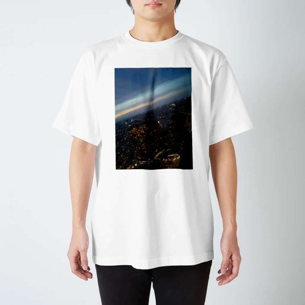 りりの夕暮れの新宿 スタンダードTシャツ