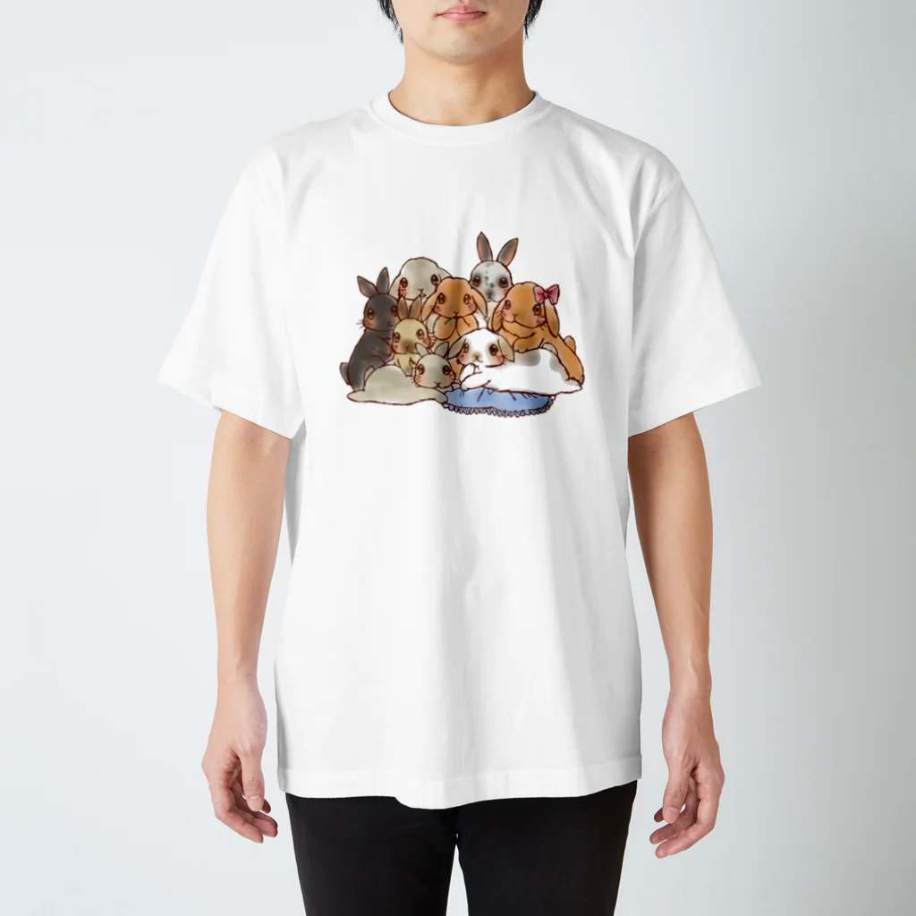 アトリエねぎやまのネロちゃんと仲間たち スタンダードTシャツ