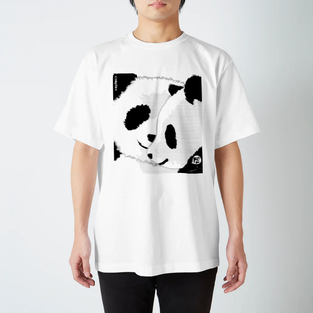 LittleLoroのPANDA COMPLEX パンダ頭複合体 0469 スタンダードTシャツ