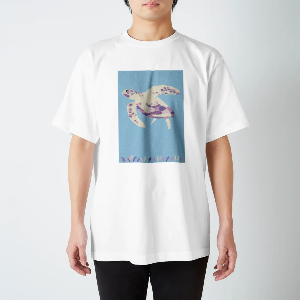 mkpenginの海亀 スタンダードTシャツ