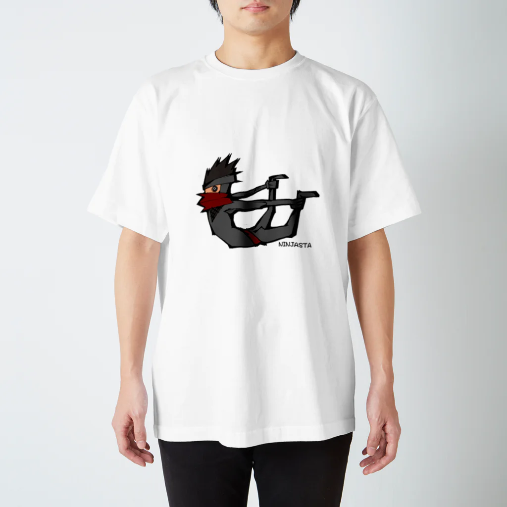 せぇ豆のニンジャスタ-反り体- Regular Fit T-Shirt