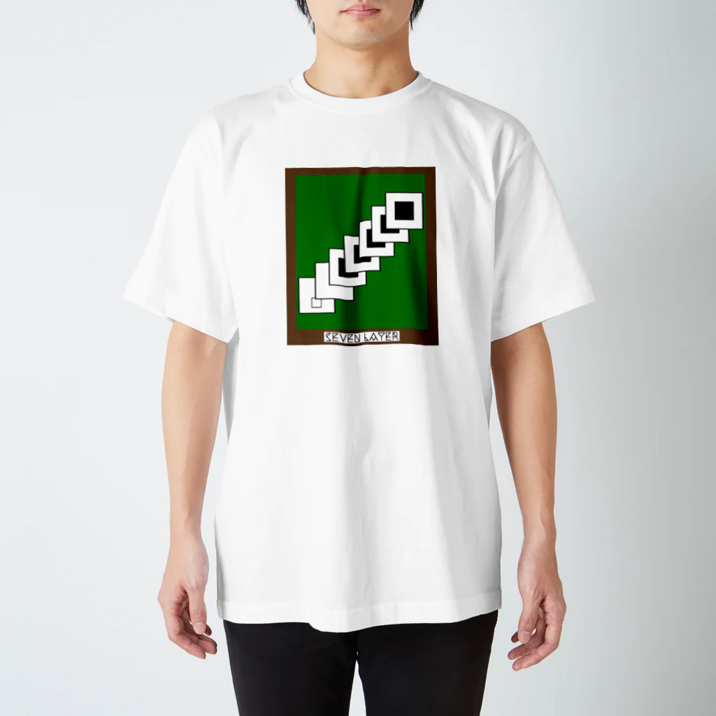 【Zebra channel 公式SHOP】 しまうま工房のSeven layer スタンダードTシャツ