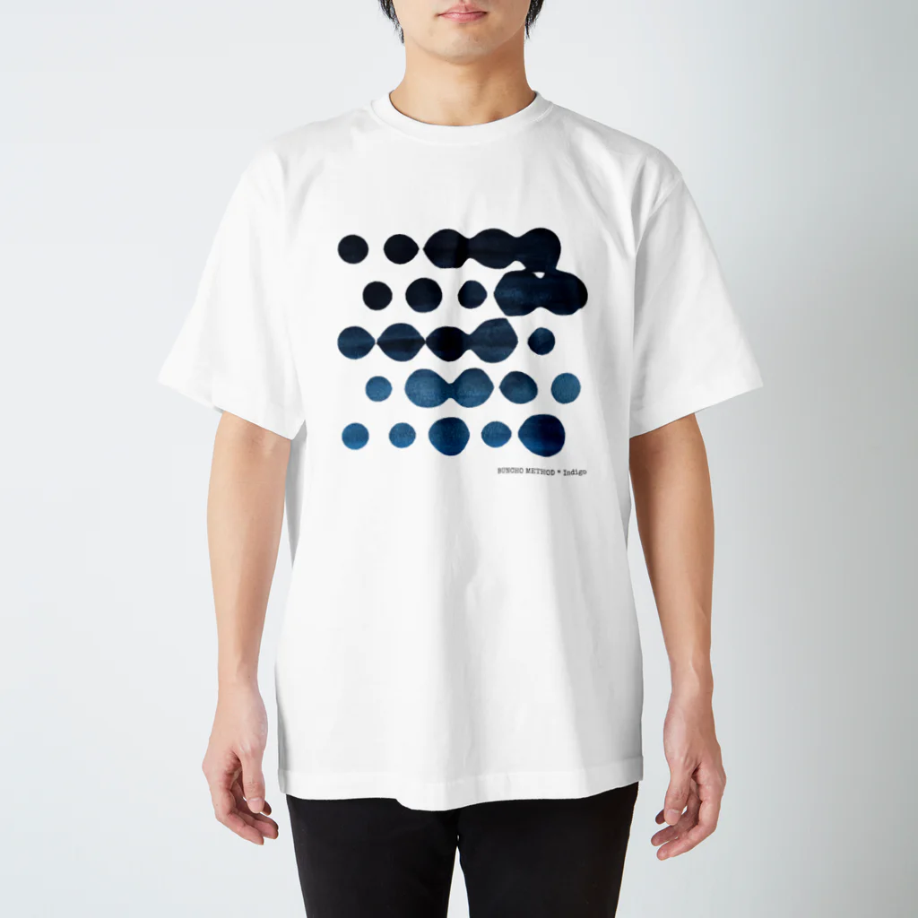 TKMTS STOREの【インディゴ】 5x5 Dots Regular Fit T-Shirt