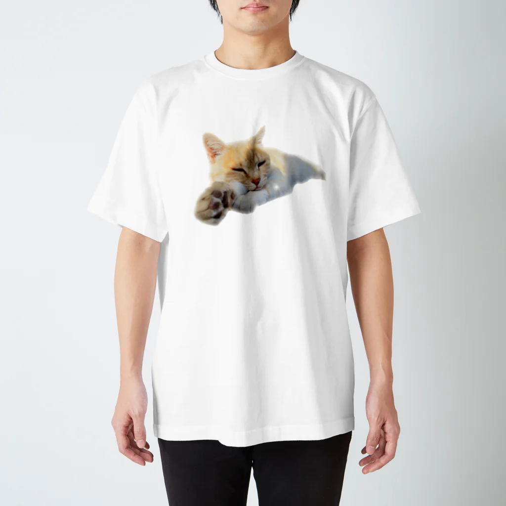 MOUmouのぐーたら猫 スタンダードTシャツ