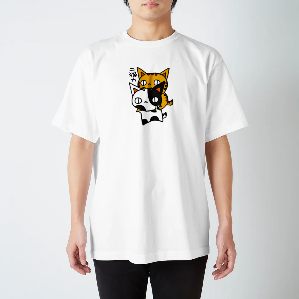 (猫)滝川商会の二猫力(ねこず) スタンダードTシャツ