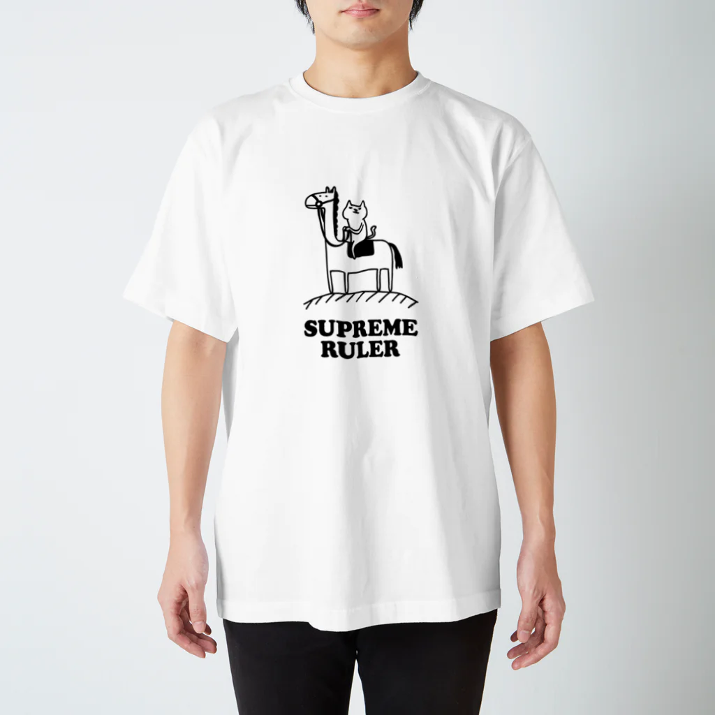 PokuStarの覇者　-ネコと馬- Regular Fit T-Shirt