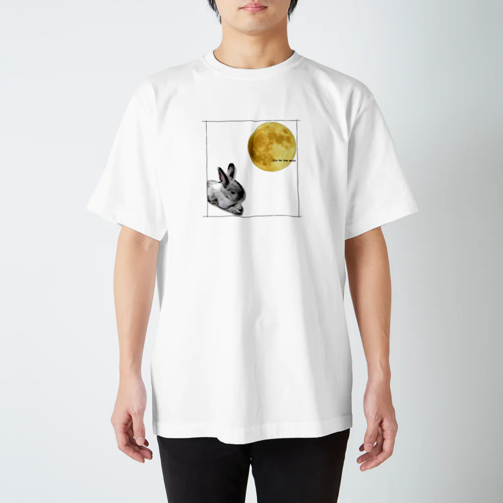 CCC STORES出張所のcry for the moon　Tシャツ　by阿川祐未 スタンダードTシャツ