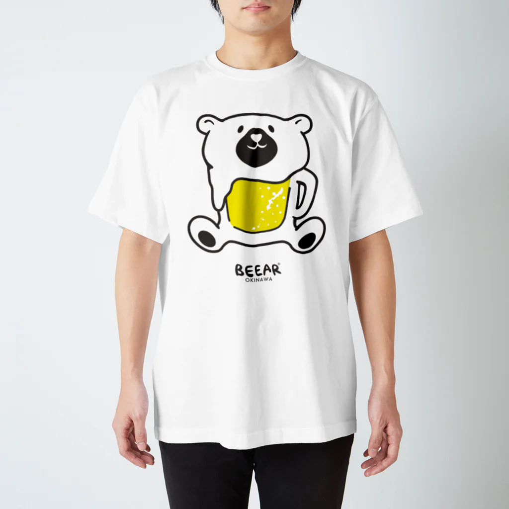 4kakeクリエイティブワーク SUZURI SHOPのBEEAR（ビーアー） Regular Fit T-Shirt