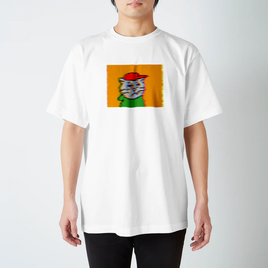 めんま屋のブレ猫 Regular Fit T-Shirt