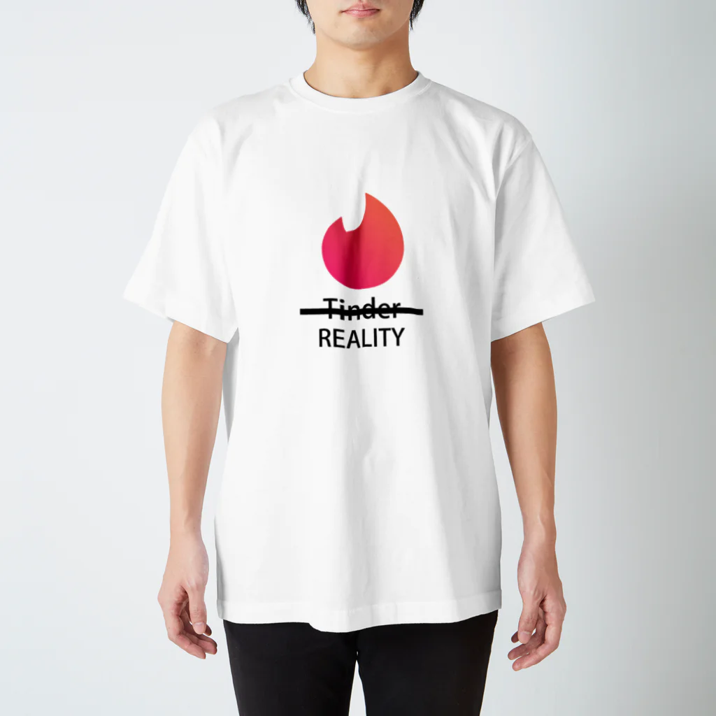 ごーき@realityのREALITinder ! Regular Fit T-Shirt