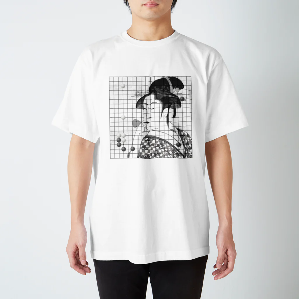 うぶすな京都の囲碁Tシャツ(浮世絵ビードロ) スタンダードTシャツ