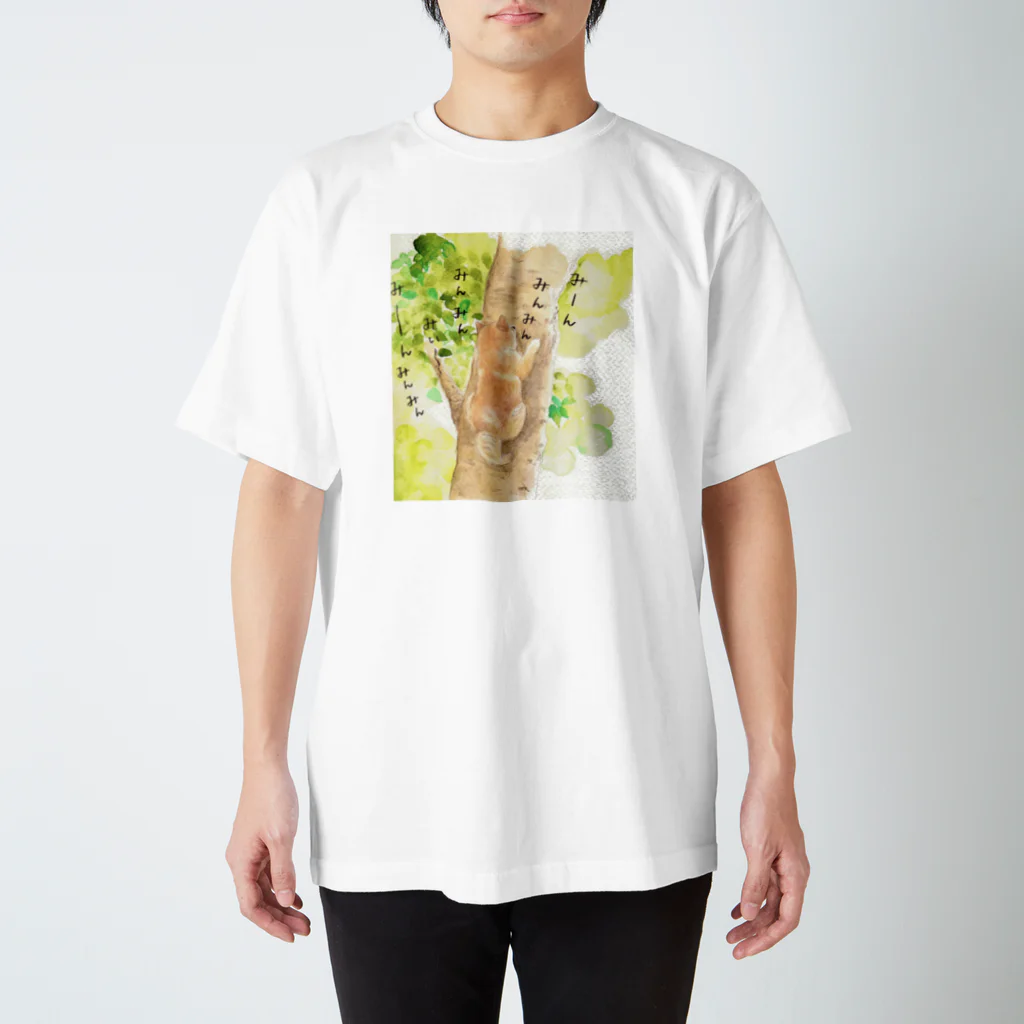 wankorosobaのせみTシャツ Regular Fit T-Shirt