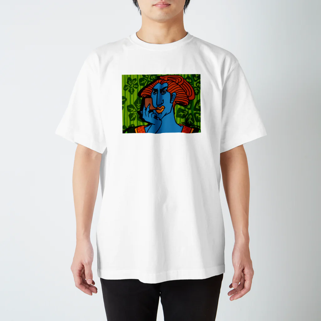 🌎🍣御寿司之國之人呉福展🍣🌎のNYONIN GREEN スタンダードTシャツ