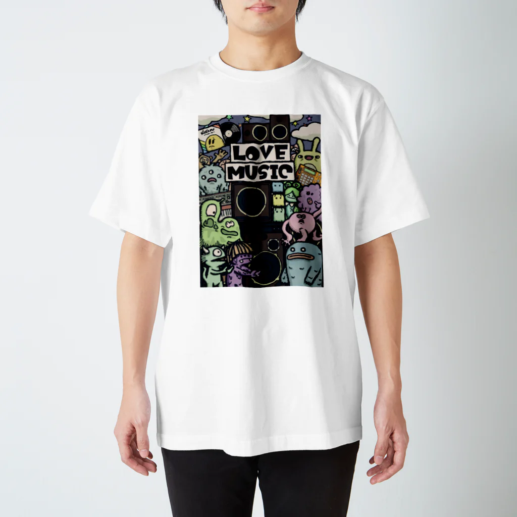 dj-ssのもんすたぁず-LOVE MUSIC- スタンダードTシャツ