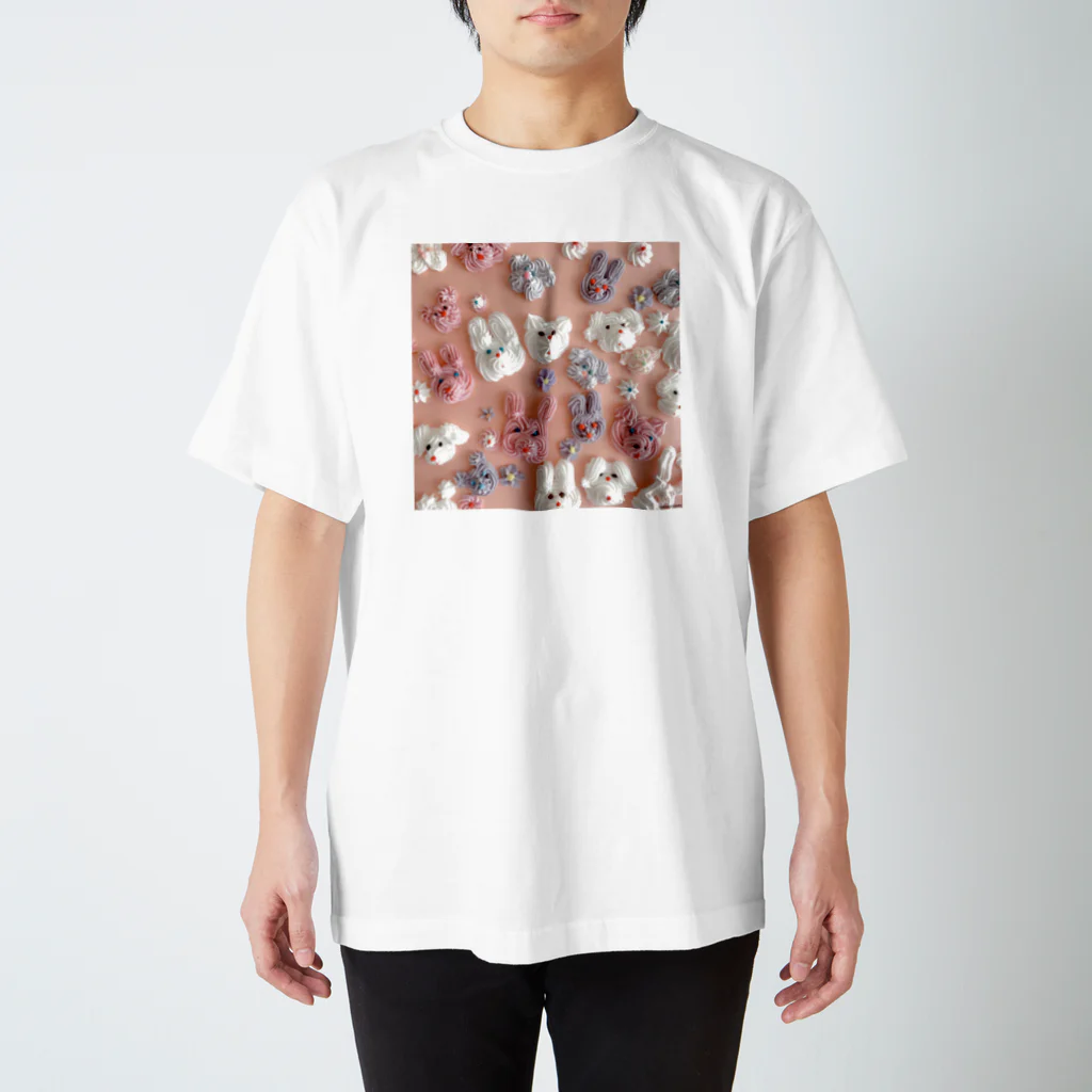 ℂ𝕙𝕚𝕟𝕒𝕥𝕤𝕦 ℍ𝕚𝕘𝕒𝕤𝕙𝕚 東ちなつのシュガーアニマル スタンダードTシャツ