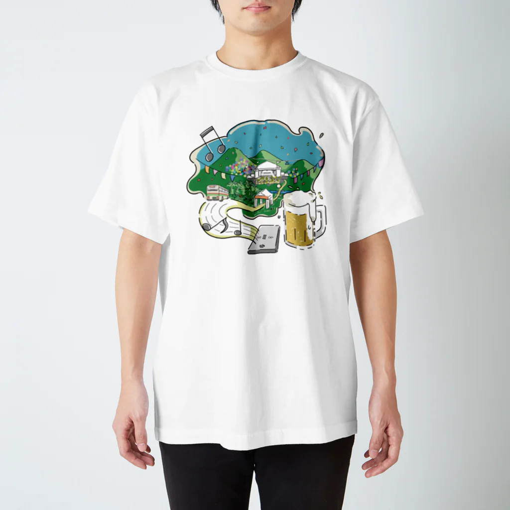 NEGA97の夏フェス行きたい(紙吹雪ver.) スタンダードTシャツ