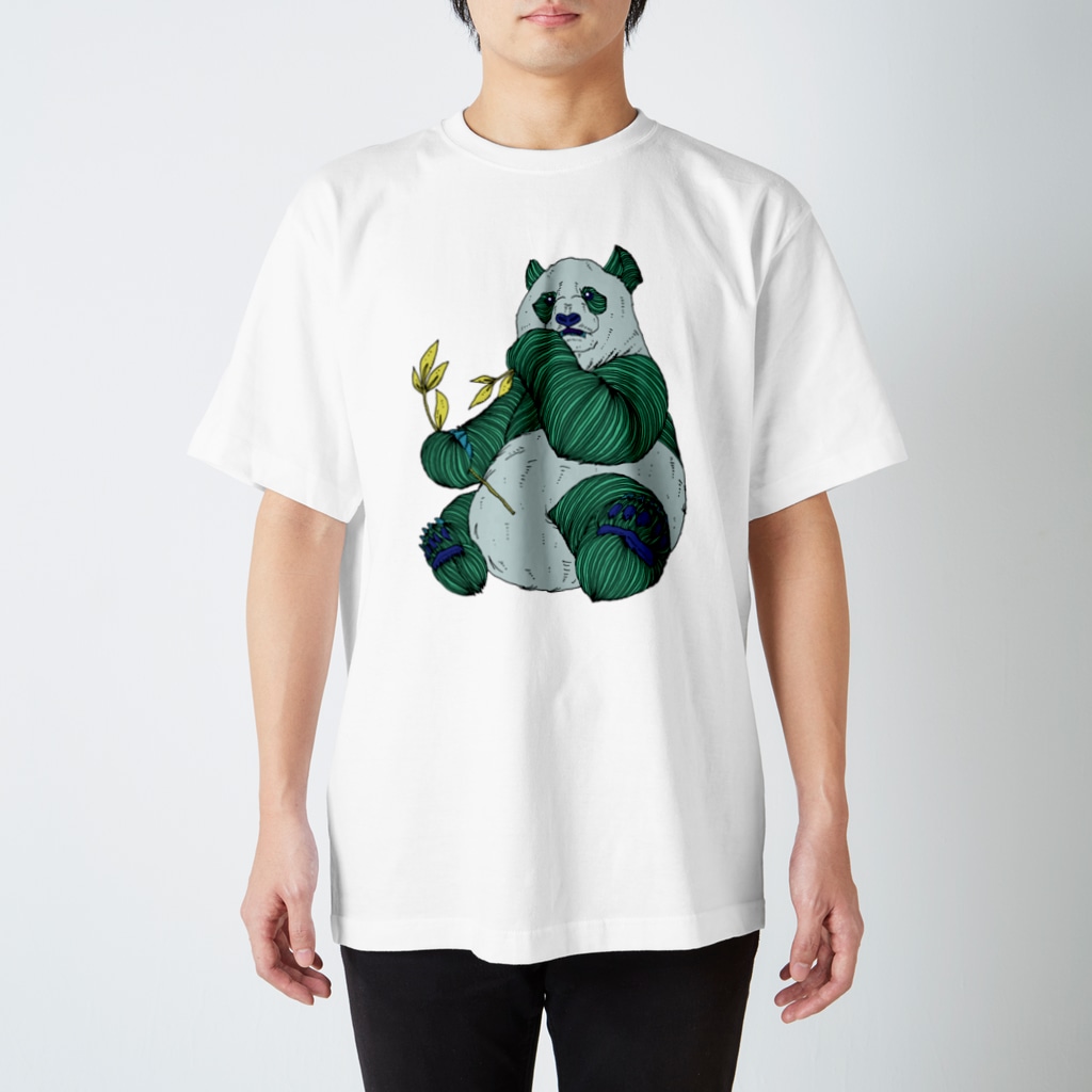 FIELD EDGE.のパンダ Regular Fit T-Shirt