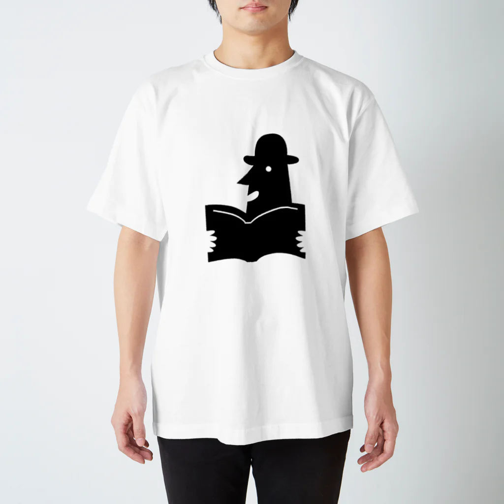 zerokichi goodsの本を読む人 Regular Fit T-Shirt