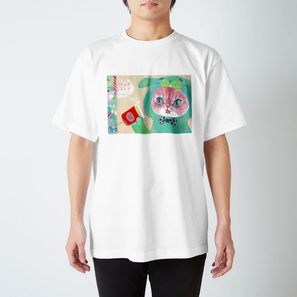 wokasinaiwoのおしゃべりするにゃ Regular Fit T-Shirt