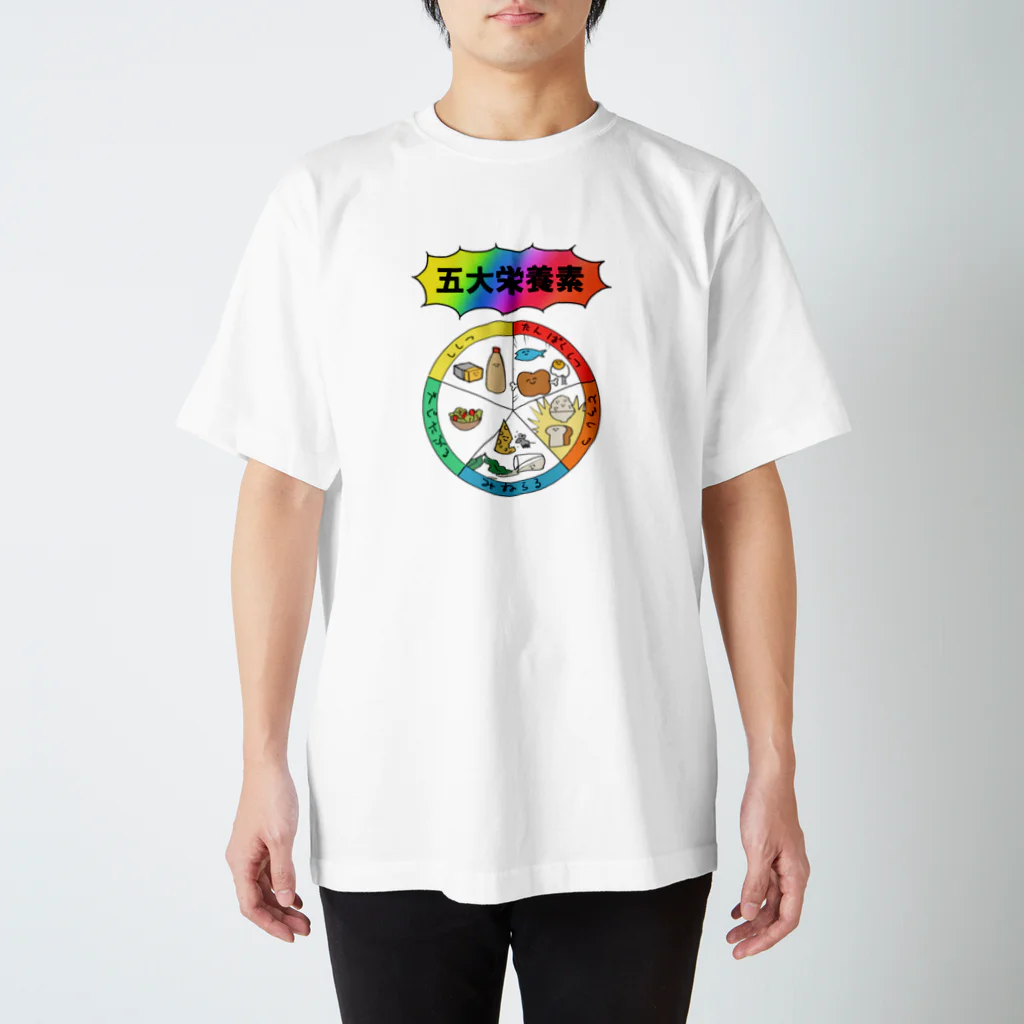 りりのすけの＼＼＼五大栄養素／／／ Regular Fit T-Shirt