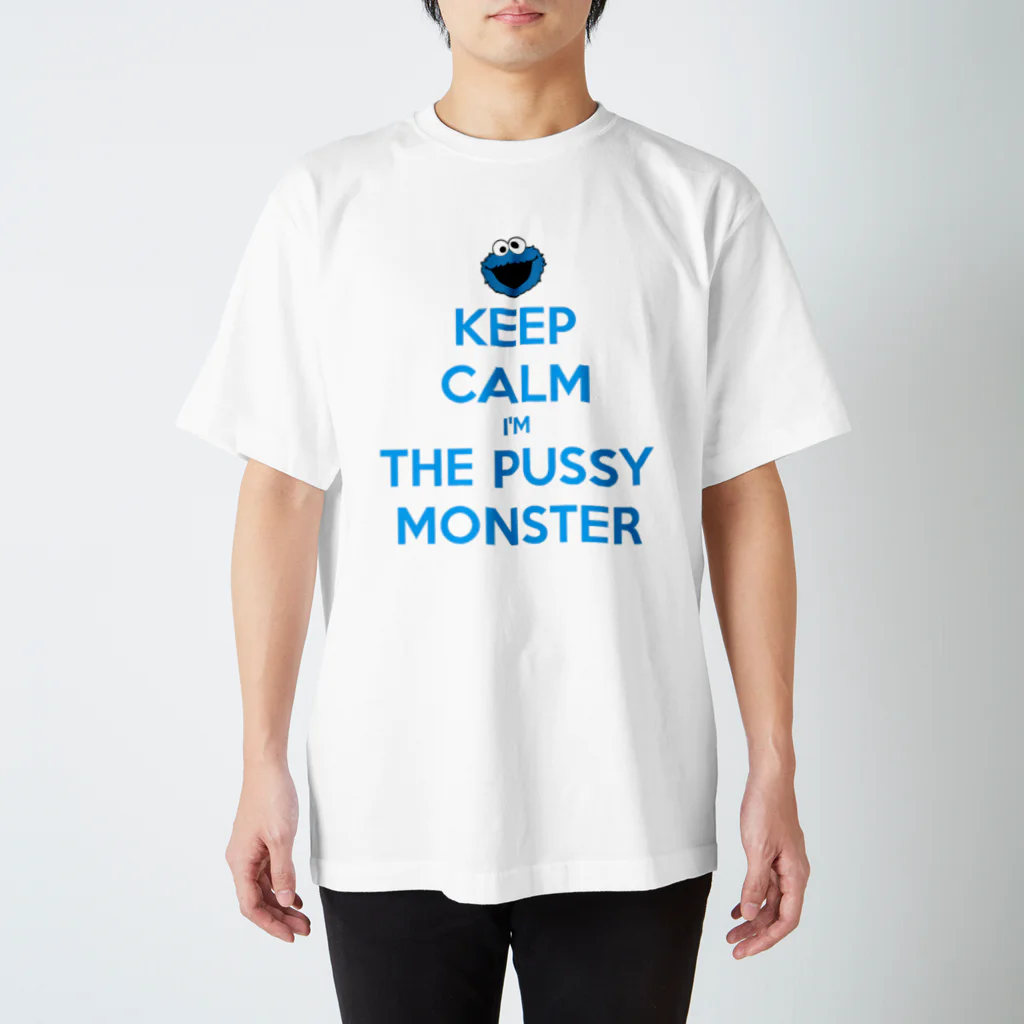 徳さんのpussy monster スタンダードTシャツ