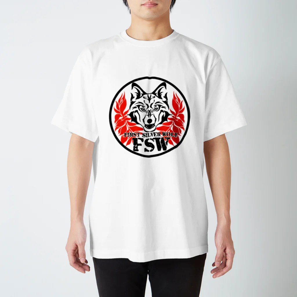 グレサラ・ショップのFSW(赤黒) Regular Fit T-Shirt