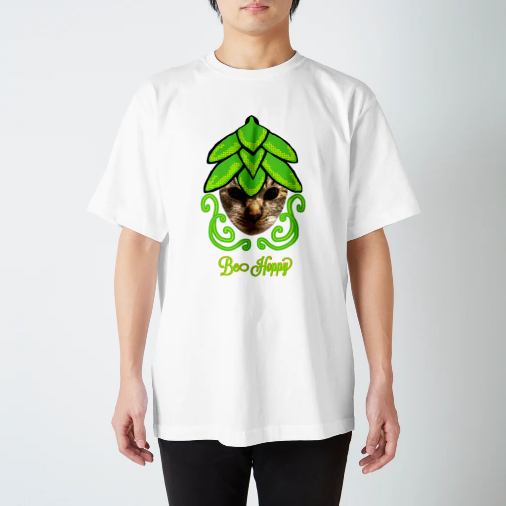 Y.KoyamaのBe Hoppy  スタンダードTシャツ