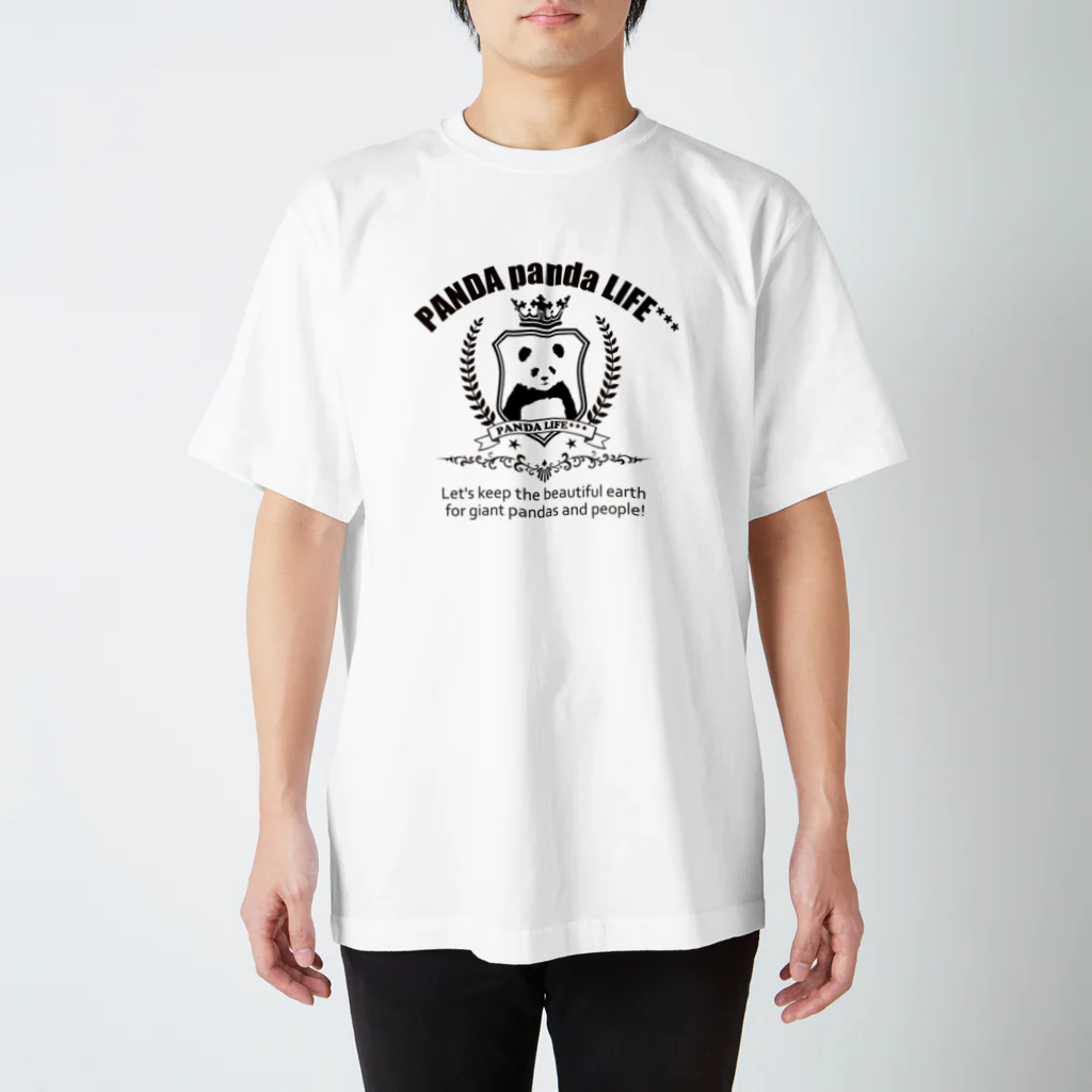 PANDA panda LIFE***のエンブレムパンダ Regular Fit T-Shirt