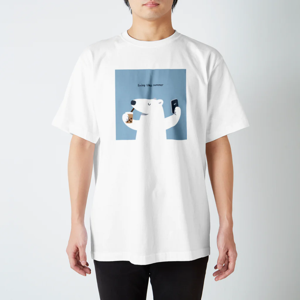 D*Fishのしろくま スタンダードTシャツ