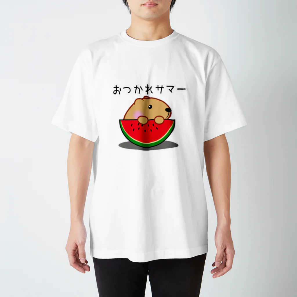 きゃぴばら倶楽部のきゃぴばら【おつかれサマー】 Regular Fit T-Shirt
